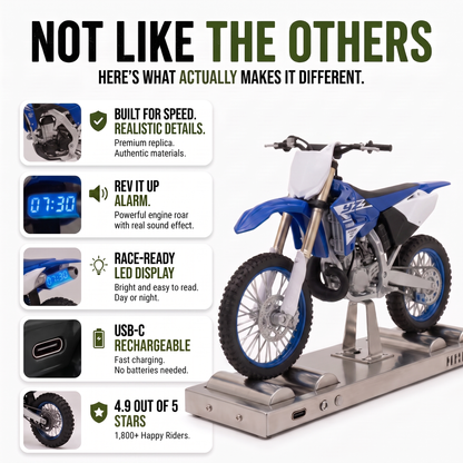 Dirt Bike Alarm Clock