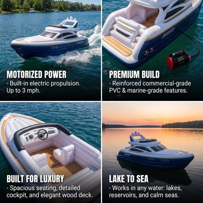 Luxury Motorized Inflatable Yacht