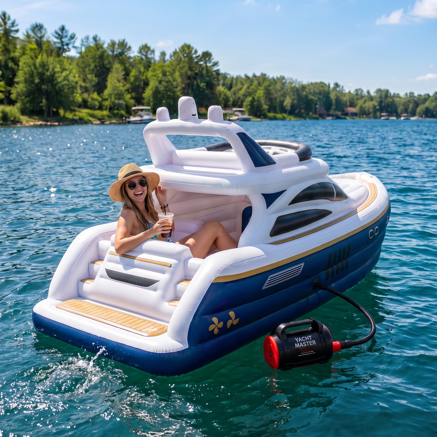Luxury Motorized Inflatable Yacht